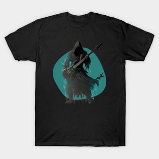 Metal Wraith - A wraith playing guitar - Fantasy T-Shirt